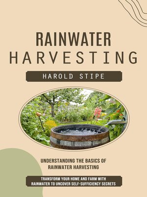 cover image of Rainwater Harvesting